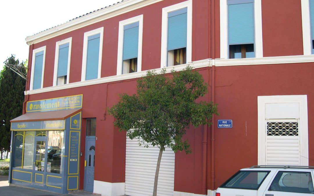 Imperméabilisation d’une façade système grésé à Port de Bouc