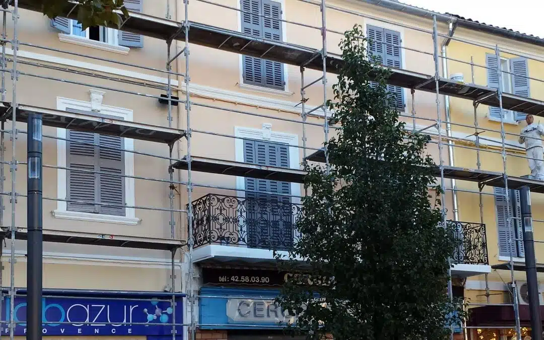 Traitement à la chaux d’une copropriété à Gardanne