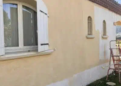 Pendant travaux d'une Villa à Ventabren