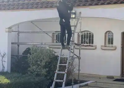 Pendant travaux d'une Villa à Ventabren